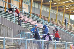 Inician trabajos de mejoramiento del estadio fiscal
