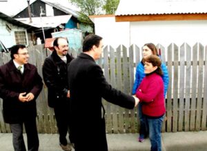 Autoridades visitaron casas