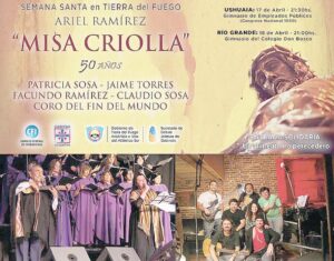 “Misa Criolla” en Ushuaia y Rio Grande