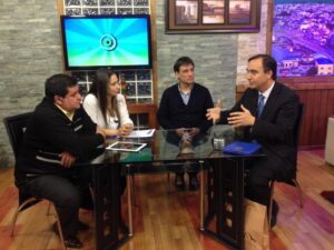Intendente de Magallanes Jorge Flies de visita en “Nuestra Mañana”