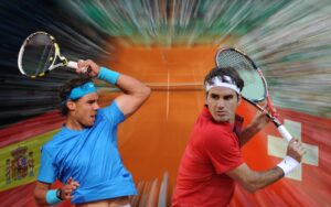 Federer termina con racha ganadora de Nadal