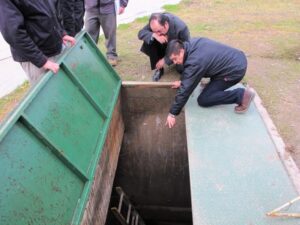 Realizan inspección al sistema de evacuación de aguas lluvias en Punta Arenas