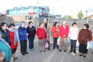 Autoridades visitan obras en barrio Nueva Esperanza