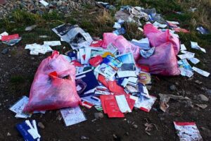 Continúan diligencias por hallazgo de cartas