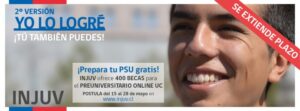 Injuv amplió plazo para postular a becas de preuniversitario