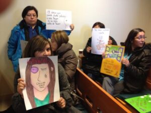 Femicidio frustrado: Mujeres se manifestaron en juicio
