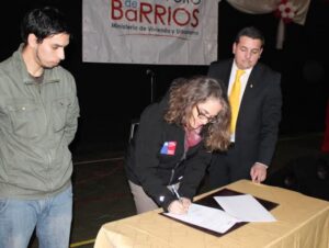Comprometieron Firma de Contrato Barrio