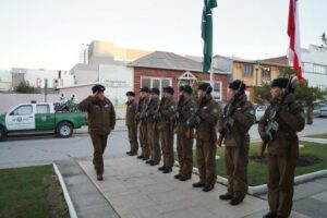 Teniente Coronel realizó visita inspectiva a la 2da. Comisaría de Puerto Natales