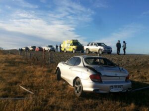 Volcamiento de vehículo en la Ruta 9 Sur deja al menos un lesionado