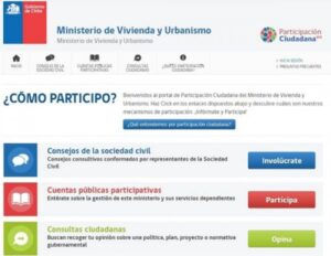 Minvu lanza consulta ciudadana