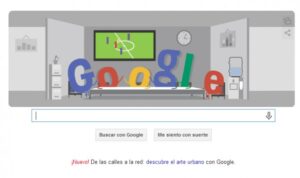El doodle de Google mira el Mundial cuando no está el jefe