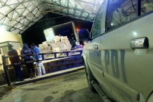 Aduanas custodia camiones que protagonizaron  millonaria incautación de cigarrillos
