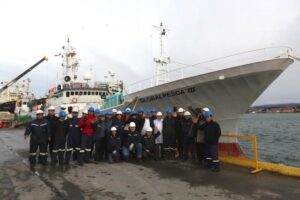 Hoy hace su segundo zarpe barco de Global Pesca hacia aguas internacionales
