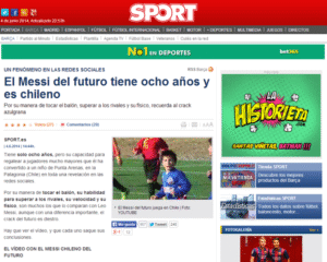 Medios internacionales destacan a pequeño jugador magallánico del Sokol como 
