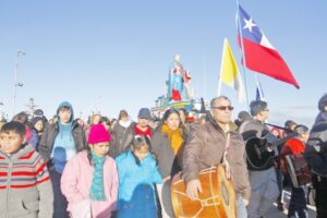 Multitud acompañó la festividad de  San Pedro en el Estrecho de Magallanes