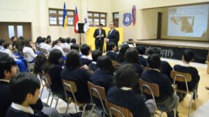 Estudiantes del Liceo Luis Alberto Barrera recibieron charla sobre drogas