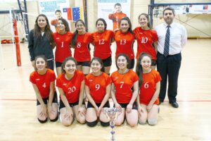 María Auxiliadora campeón del vóleibol comunal escolar