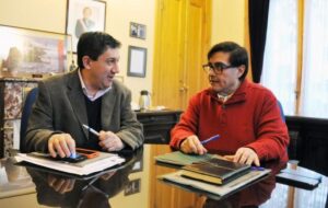 Alcalde Boccazzi y presidente del CORE afinan agenda de trabajo conjunto