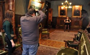 Candidatas a Reina de la Invernada participaron en sesión fotográfica en Palacio del Club de la Unión