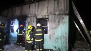 Incendio destruyó vivienda en calle Manuel de Salas