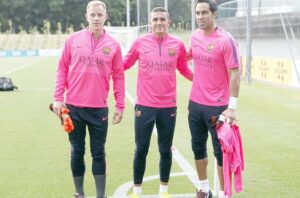 Bravo ya entrena en el FC Barcelona