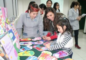 Muestra anual de reciclaje preescolar