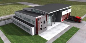 Presentan proyecto de ampliación y remodelación para cuartel de la V Compañia de Bomberos