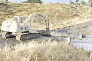 Se iniciaron los trabajos de reparación de la Ruta Y-130