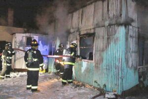 Una sobrecarga eléctrica  habría originado incendio