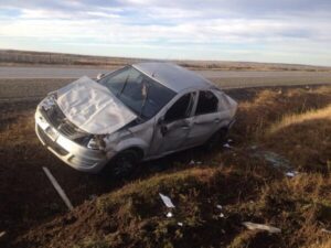 Cuatro lesionados leve por volcamiento en ruta 9 norte.