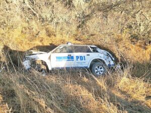 Tres volcamientos se  registraron durante la  mañana en la Ruta 9 Norte