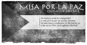 Descendientes palestinos hacen llamado a la paz en Medio Oriente