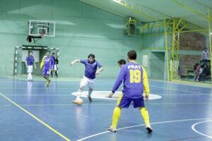 Tres líderes en baby fútbol Yungay