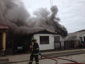 Un incendio se registró en la Población 18 de septiembre