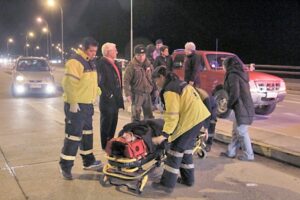 Lesionado resultó joven de 20 años que colisionó camioneta
