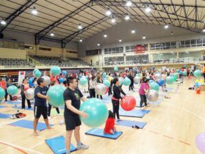 Mujeres fueron protagonistas en el Gimnasio Fiscal