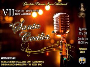 Este viernes y Sábado se realiza el VII Festival Estudiantil del Cantar “Santa Cecilia”