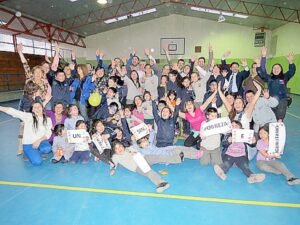 Fosis realiza  trabajo voluntario en Escuela  Argentina