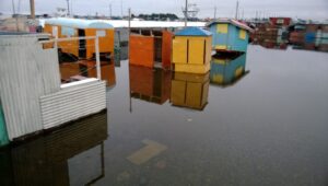 Inundado amaneció recinto de muestra costumbrista