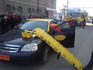 Accidente de tránsito deja dos lesionados