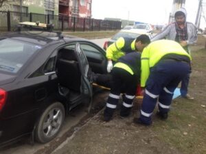 Una mujer resultó lesionada en colisión