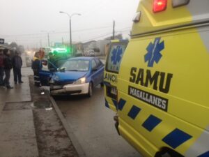Estudiante resultó lesionada en un accidente de tránsito