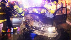Examen descartó que joven accidentada  presente problemas en su columna