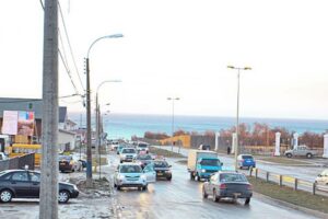 Escarcha provocó trastornos vehiculares