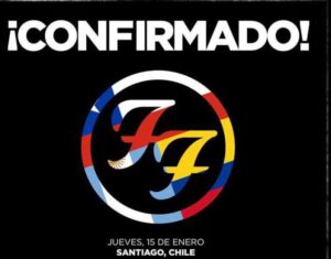 Confirman a Foo Fighters en Chile para enero