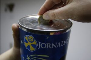 Detenido por sustraer alcancía de las Jornadas