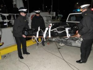 Lancha Hallef trasladó cuerpo sin vida de pescador