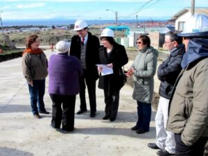 Seremi y autoridades visitan zona de Pavimentos Participativos