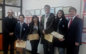 Alumnos del Contardi ganaron concurso de ensayos de Bernardo O´Higgins