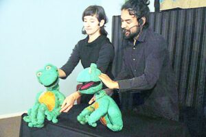 Compañía de Títeres “La Boda” se presentó en la “18”
